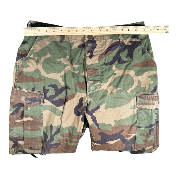 VTG Military BDU Camo Cargo Pants Woodland - Picture 3 of 5